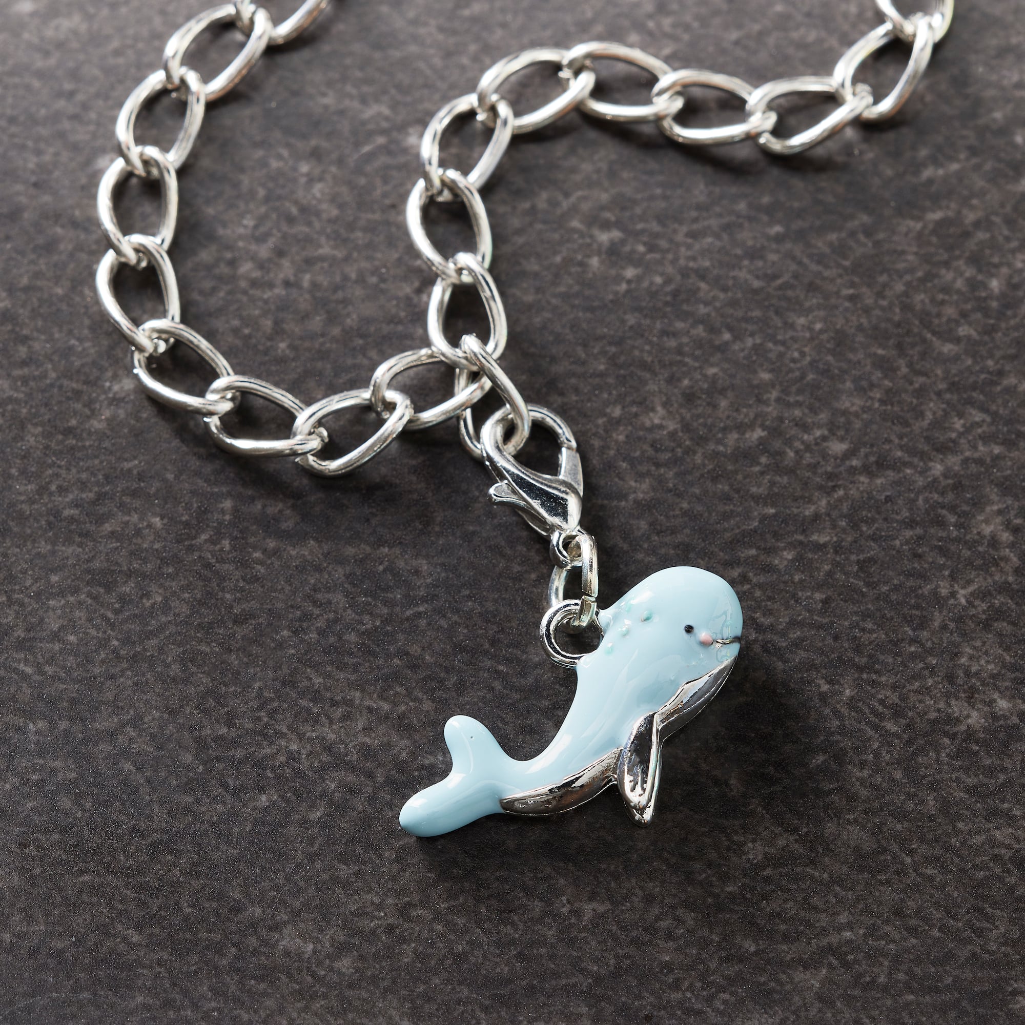 12 Pack: Blue Whale Charm by Bead Landing™